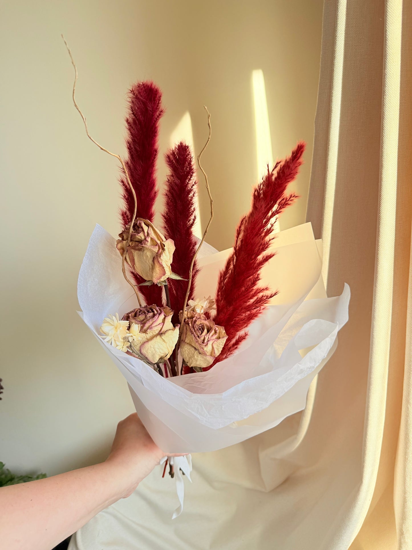 Red Heart - Dried Small Size Bouquet