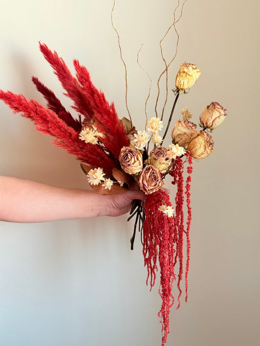 Red Heart - Dried Large Bouquet