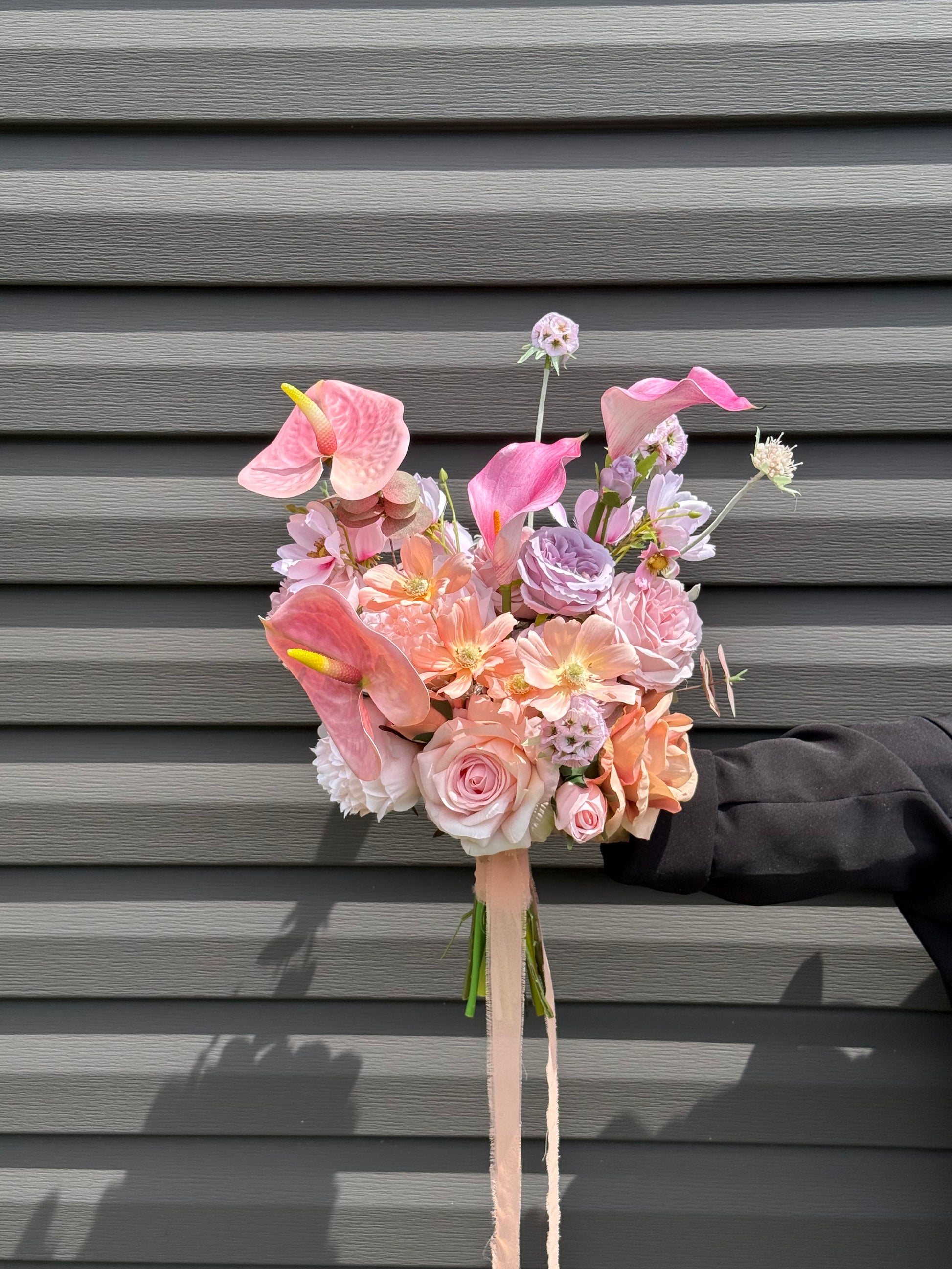 Modern Bold and Bright Bridal Bouquet