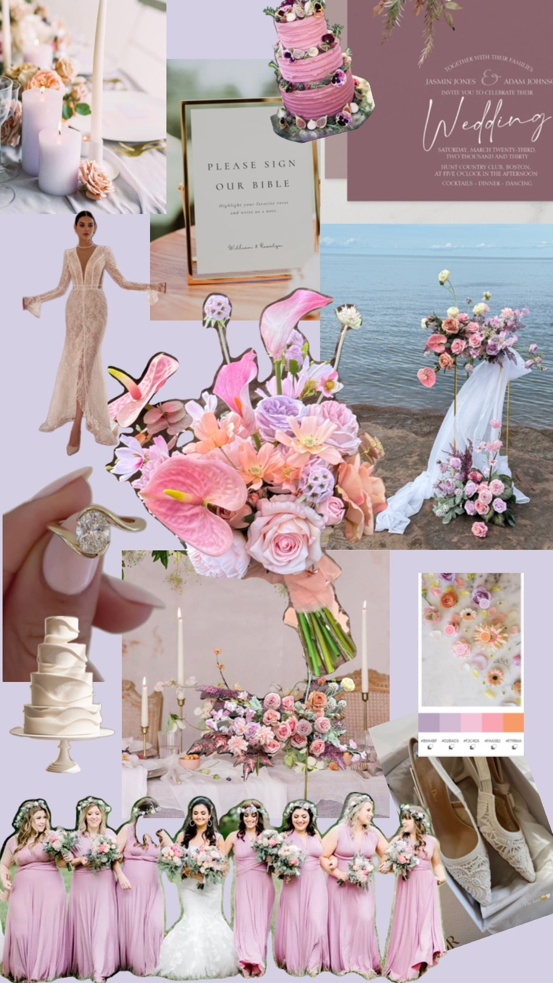 Rental - Pink/Purple Wedding Package
